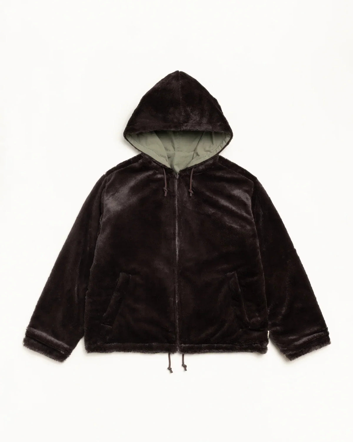 STUSSY REVERSIBLE HOODED JACKET