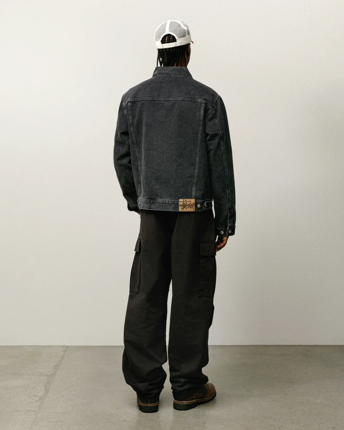 STUSSY LINED DENIM TRUCKER JACKET