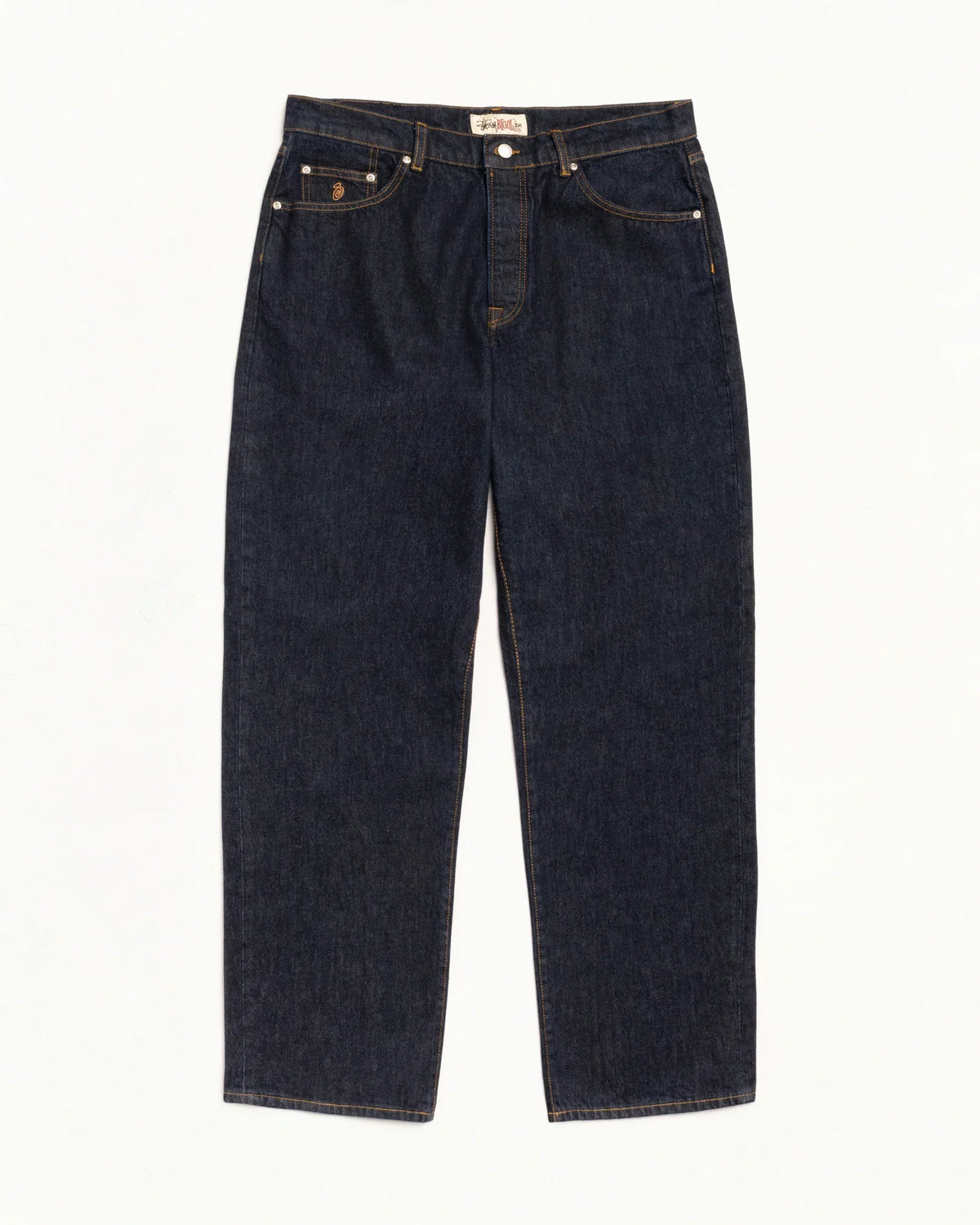 STUSSY BIG OL' JEAN DENIM RINSED INDIGO