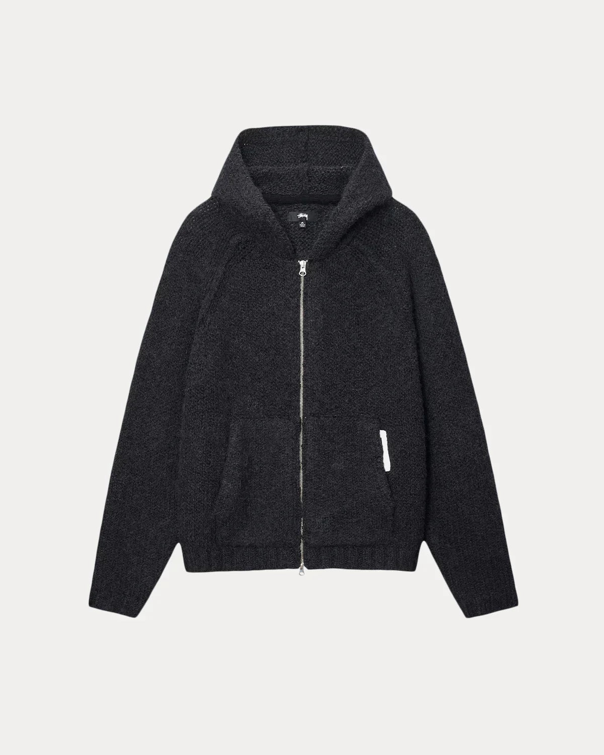 STUSSY CHUNKY KNIT ZIP HOODIE