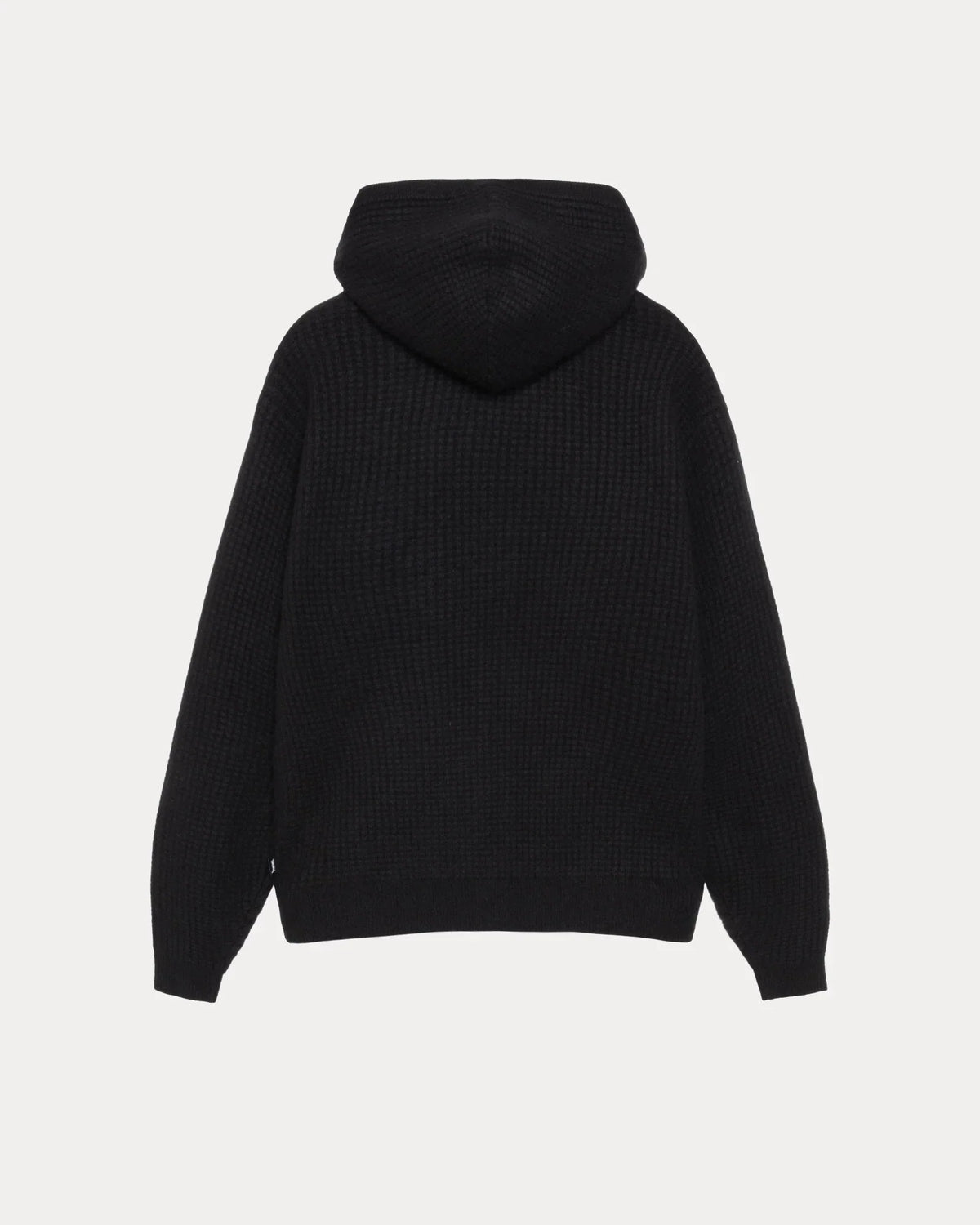 STUSSY WAFFLE CASHMERE ZIP HOODIE