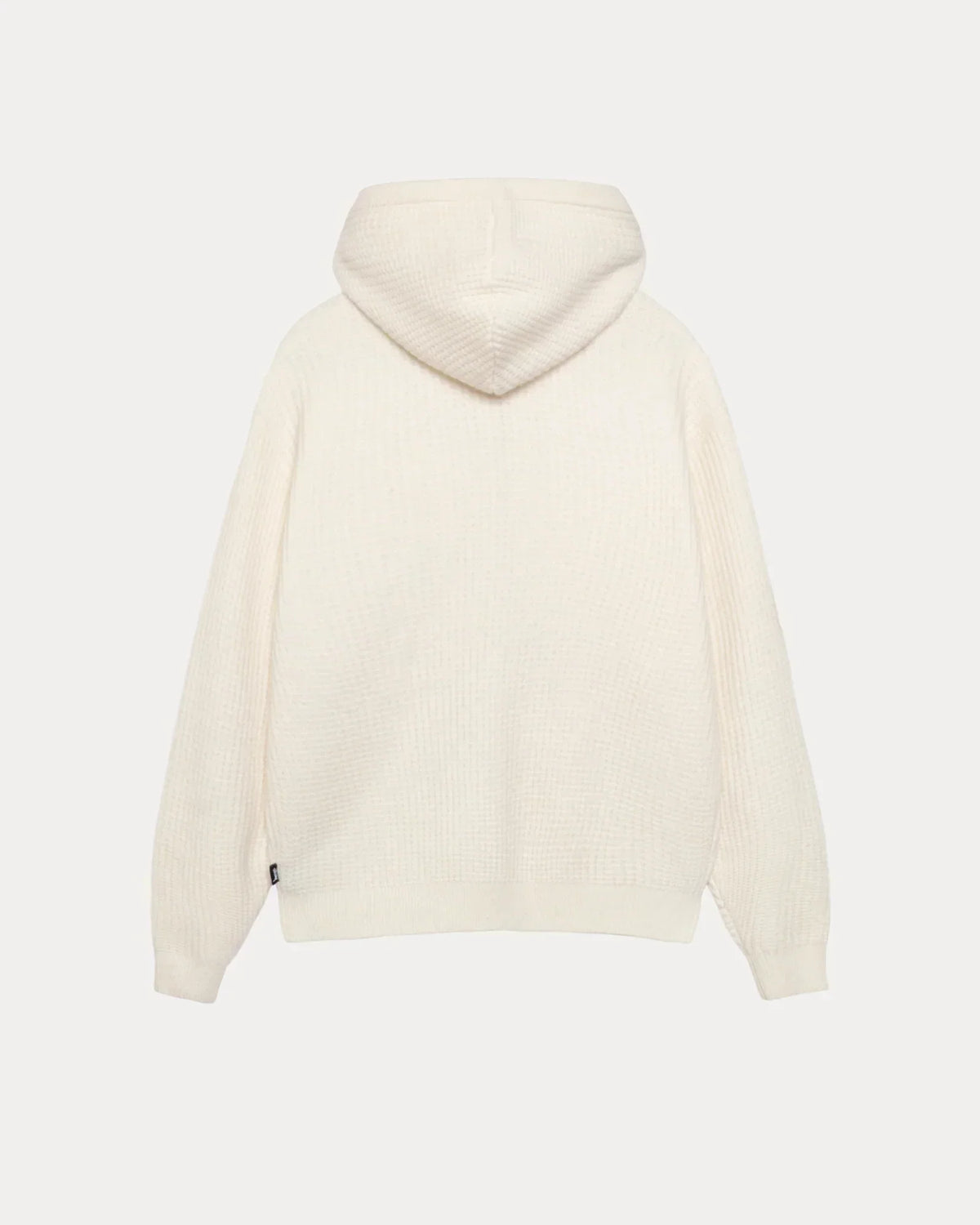 STUSSY WAFFLE CASHMERE ZIP HOODIE