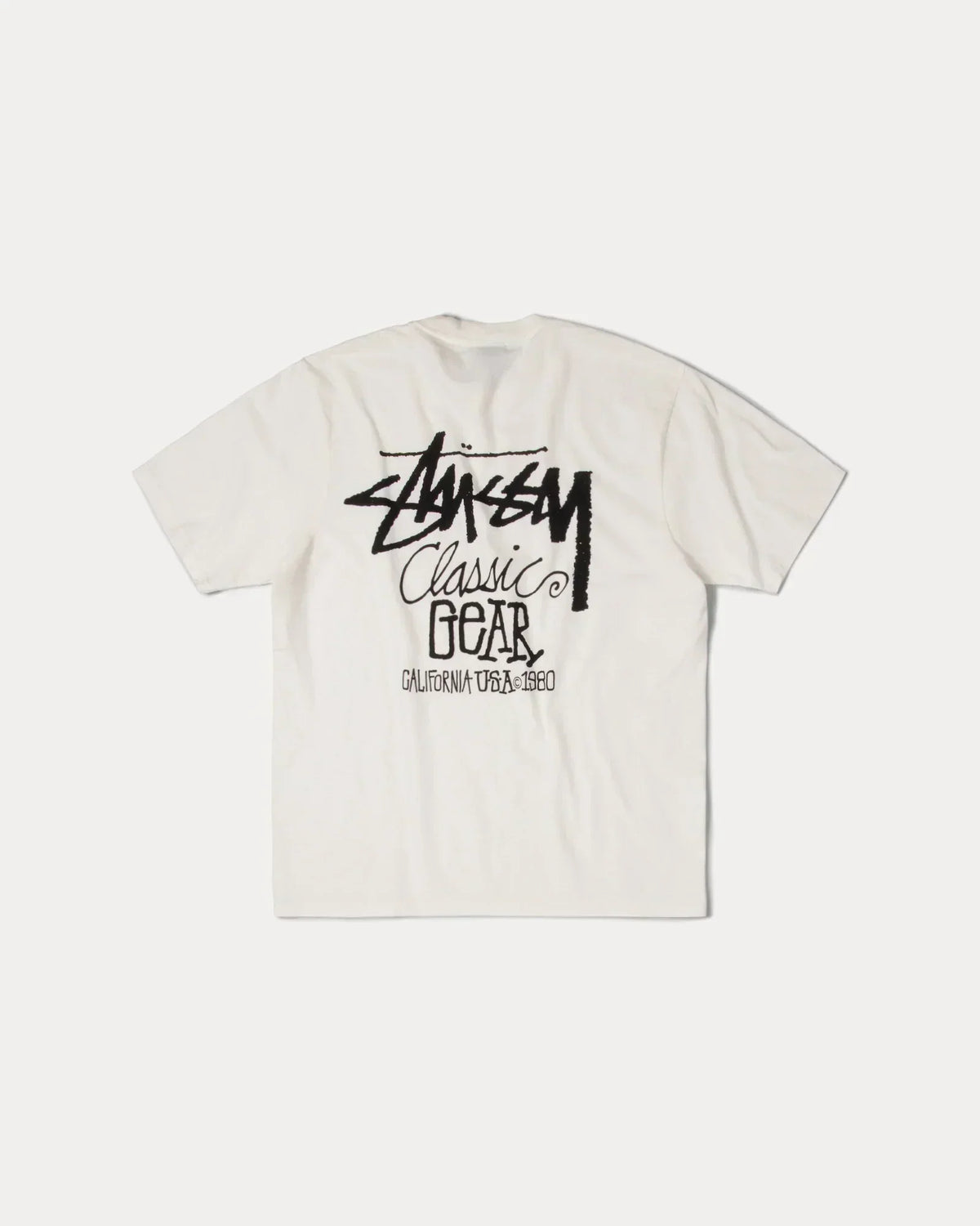 STUSSY CLASSIC GEAR TEE PIGMENT DYED