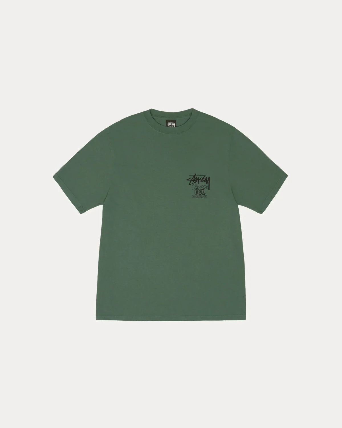 STUSSY CLASSIC GEAR TEE PIGMENT DYED