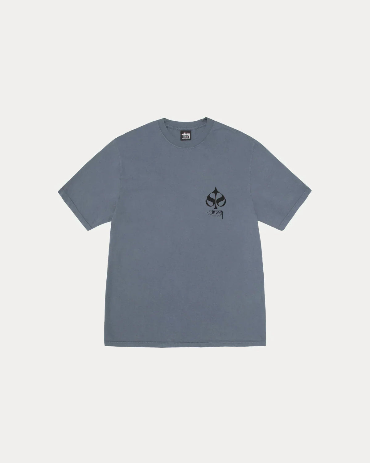 STUSSY SPADE TEE PIGMENT DYED
