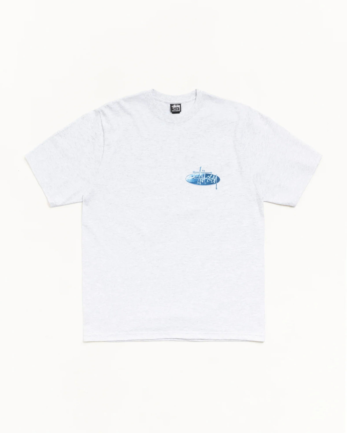 STUSSY WAVE OVAL TEE