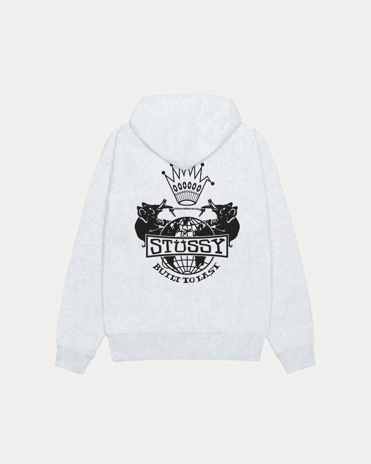 STUSSY BUILT TO LAST ZIP HOODIE