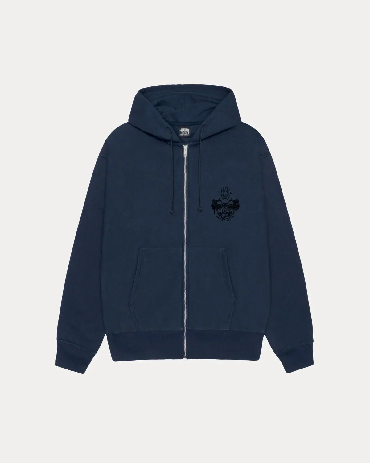 STUSSY BUILT TO LAST ZIP HOODIE