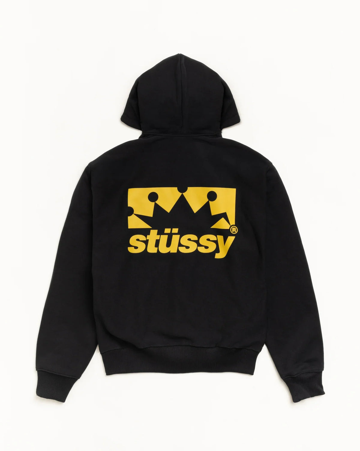 STUSSY BOX CROWN ZIP HOODIE
