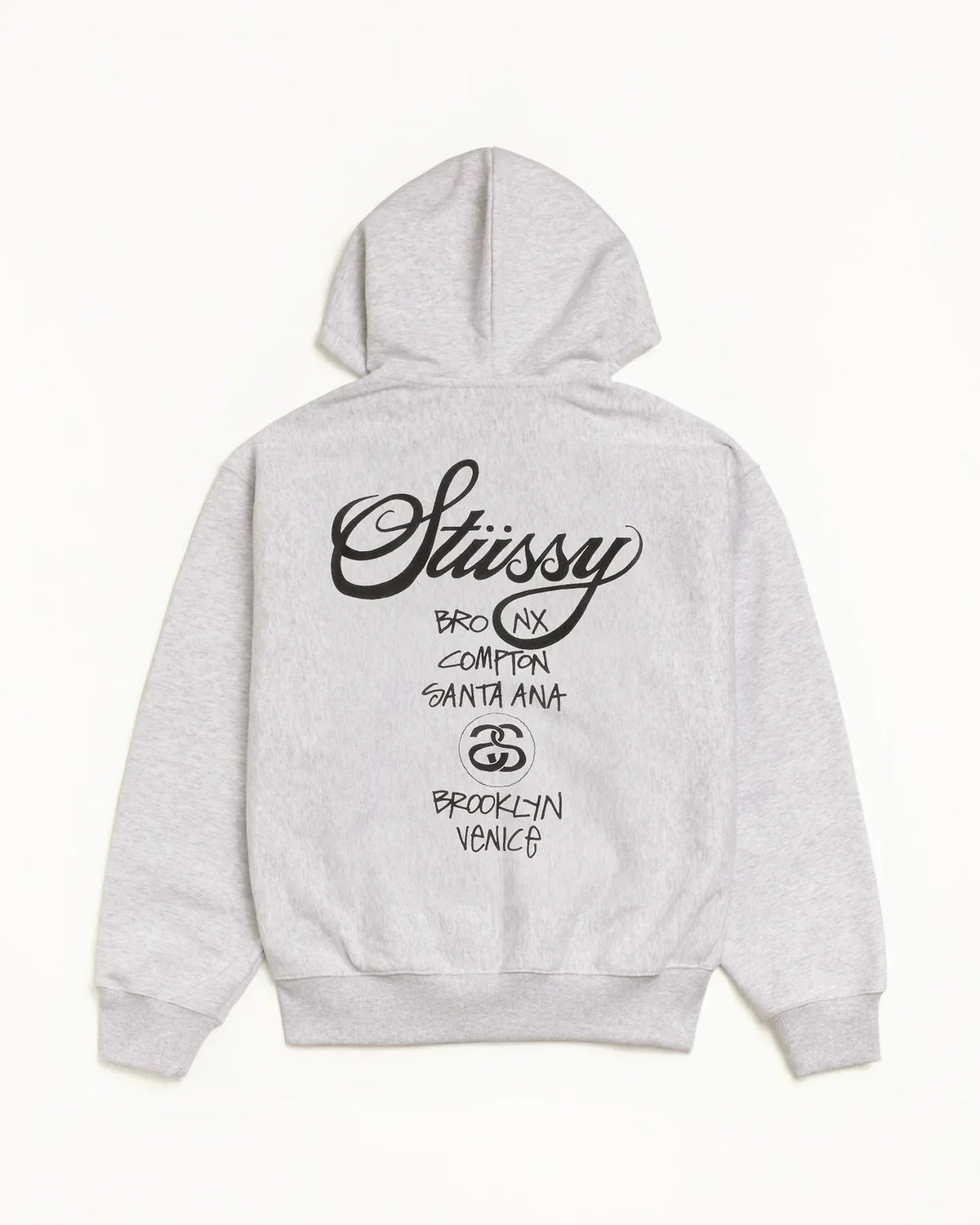 STUSSY WORLD TOUR ZIP HOODIE