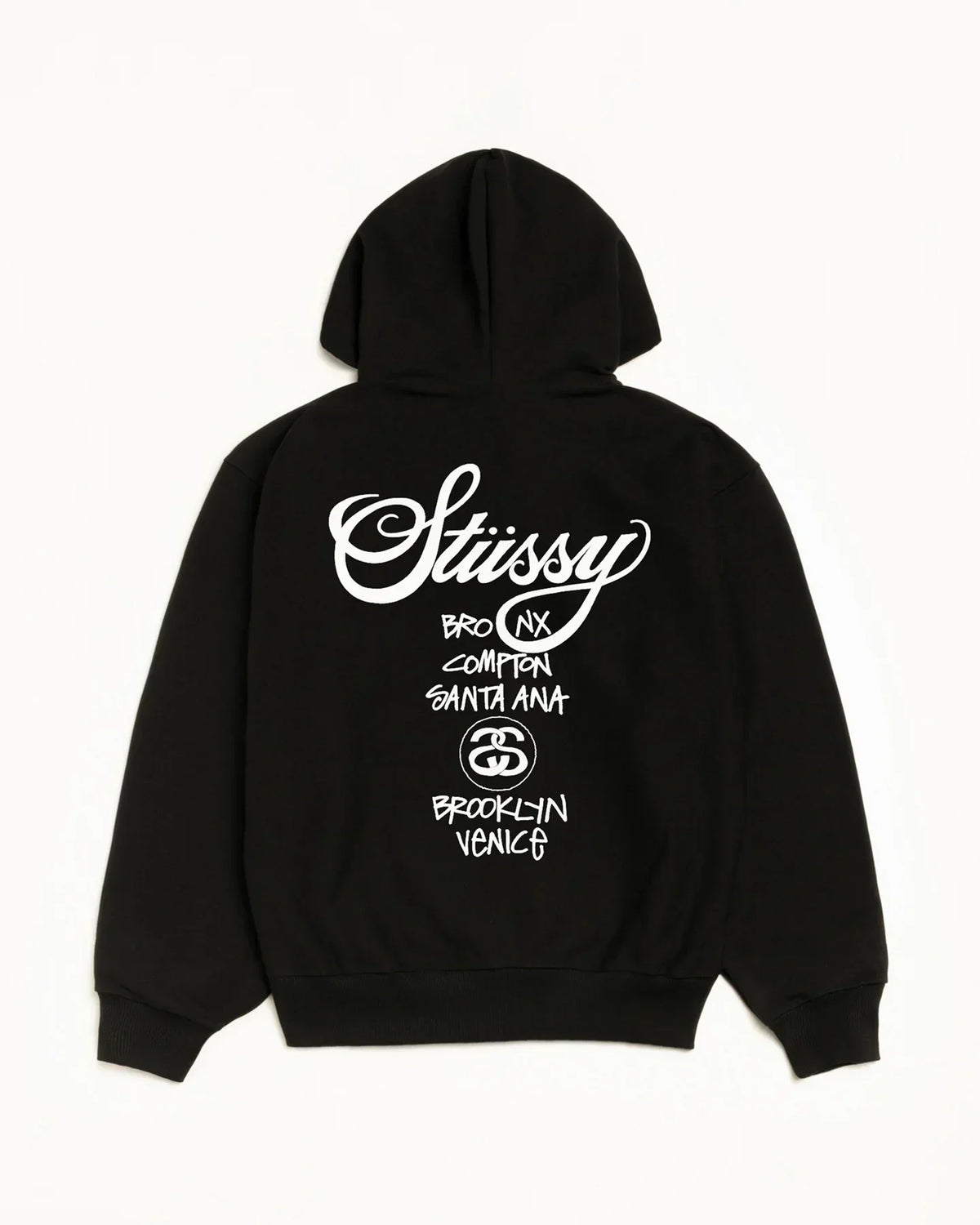 STUSSY WORLD TOUR ZIP HOODIE