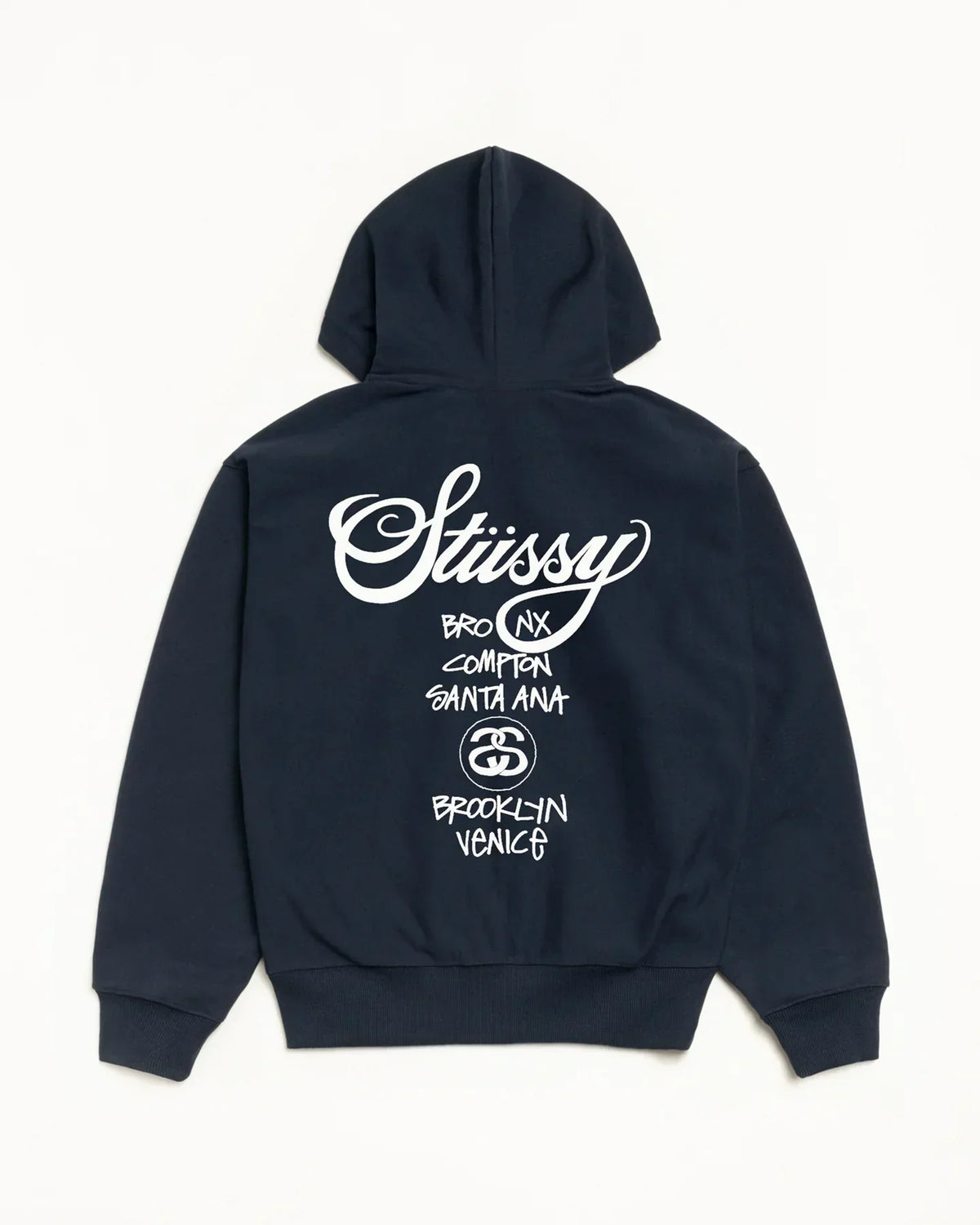 STUSSY WORLD TOUR ZIP HOODIE