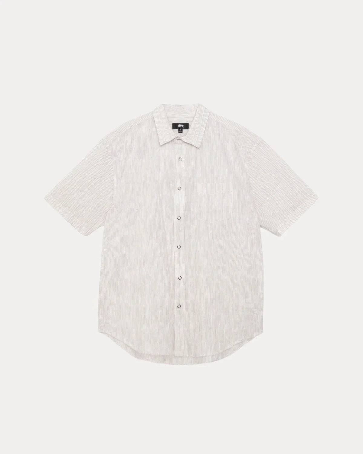 STUSSY WAVY STRIPED SHORT SLEEVE SHIRT