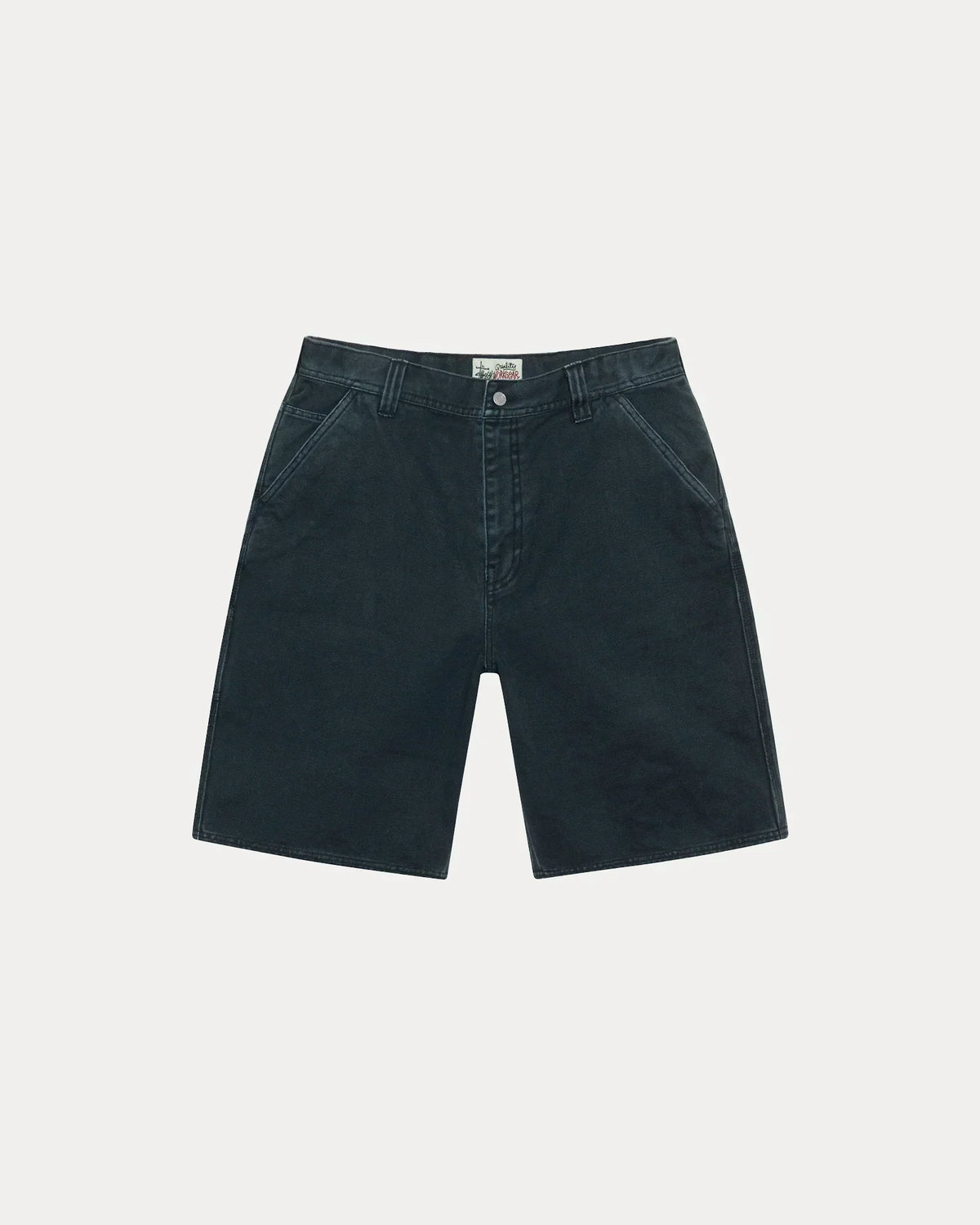 STUSSY WASHED CANVAS WORK SHORT
