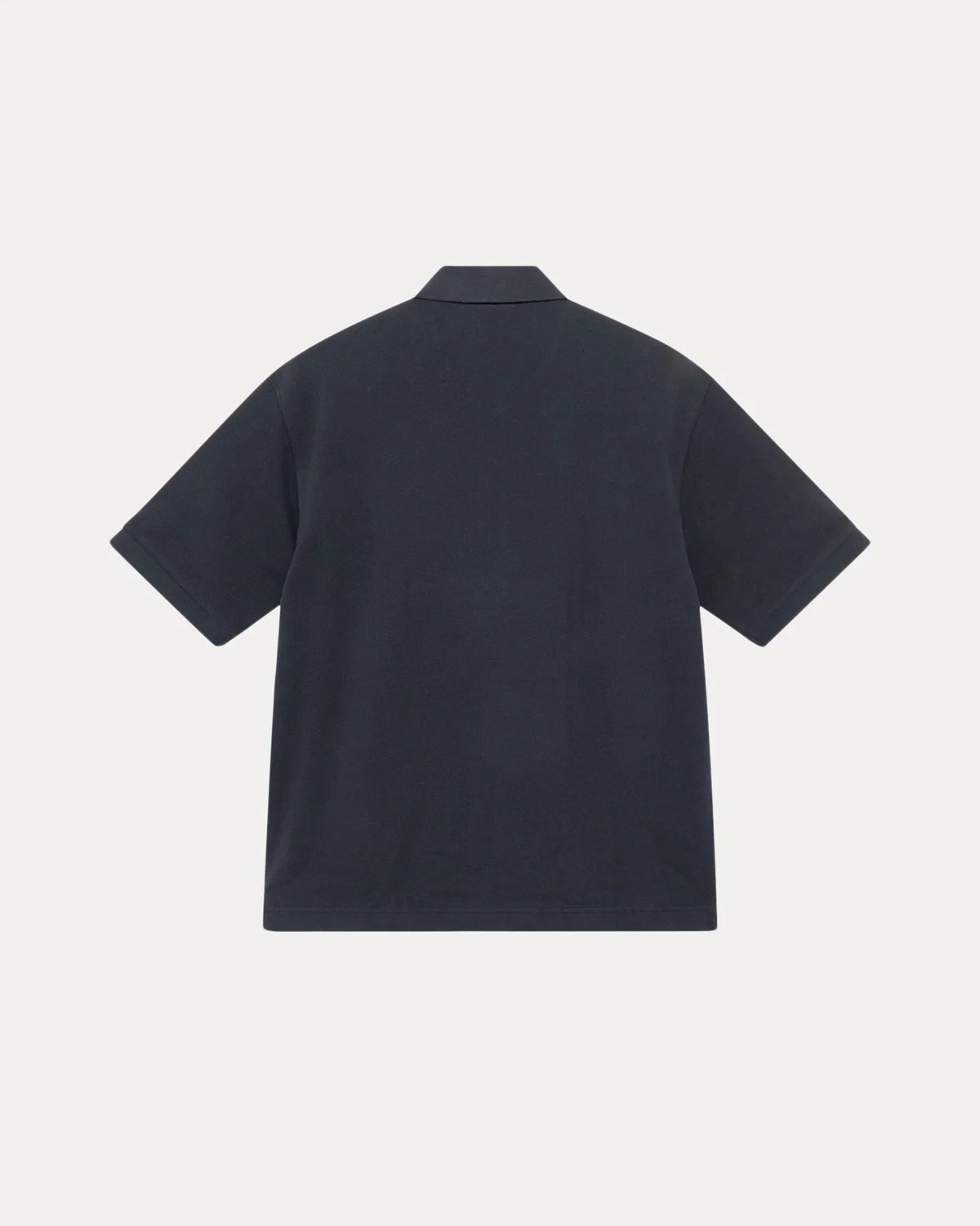 STUSSY CLASSIC PIQUE POLO BLACK