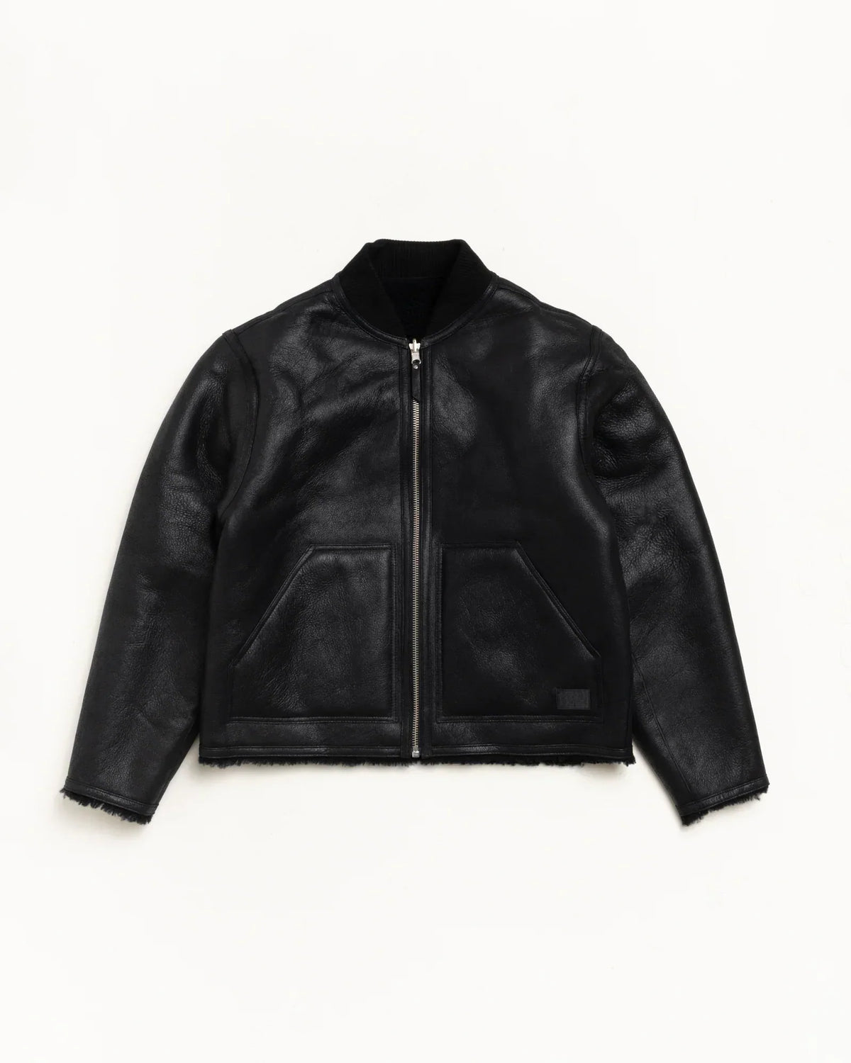 STUSSY SHEARLING REVERSIBLE BOMBER