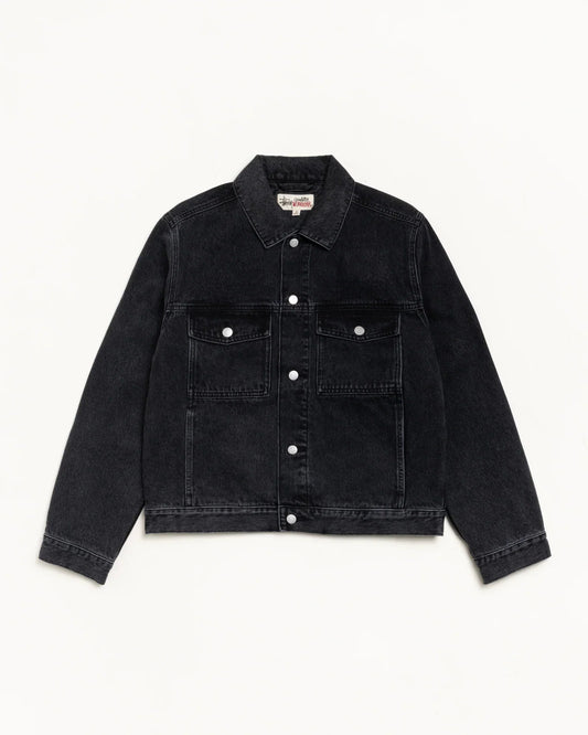 STUSSY LINED DENIM TRUCKER JACKET