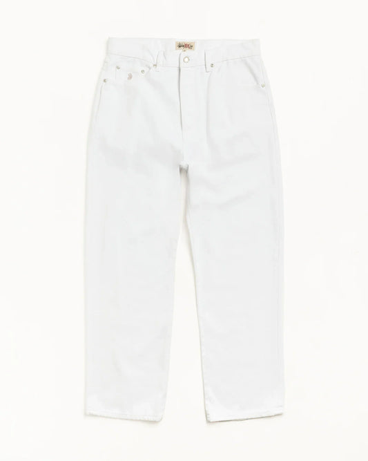 STUSSY BIG OL' JEAN DENIM WHITE