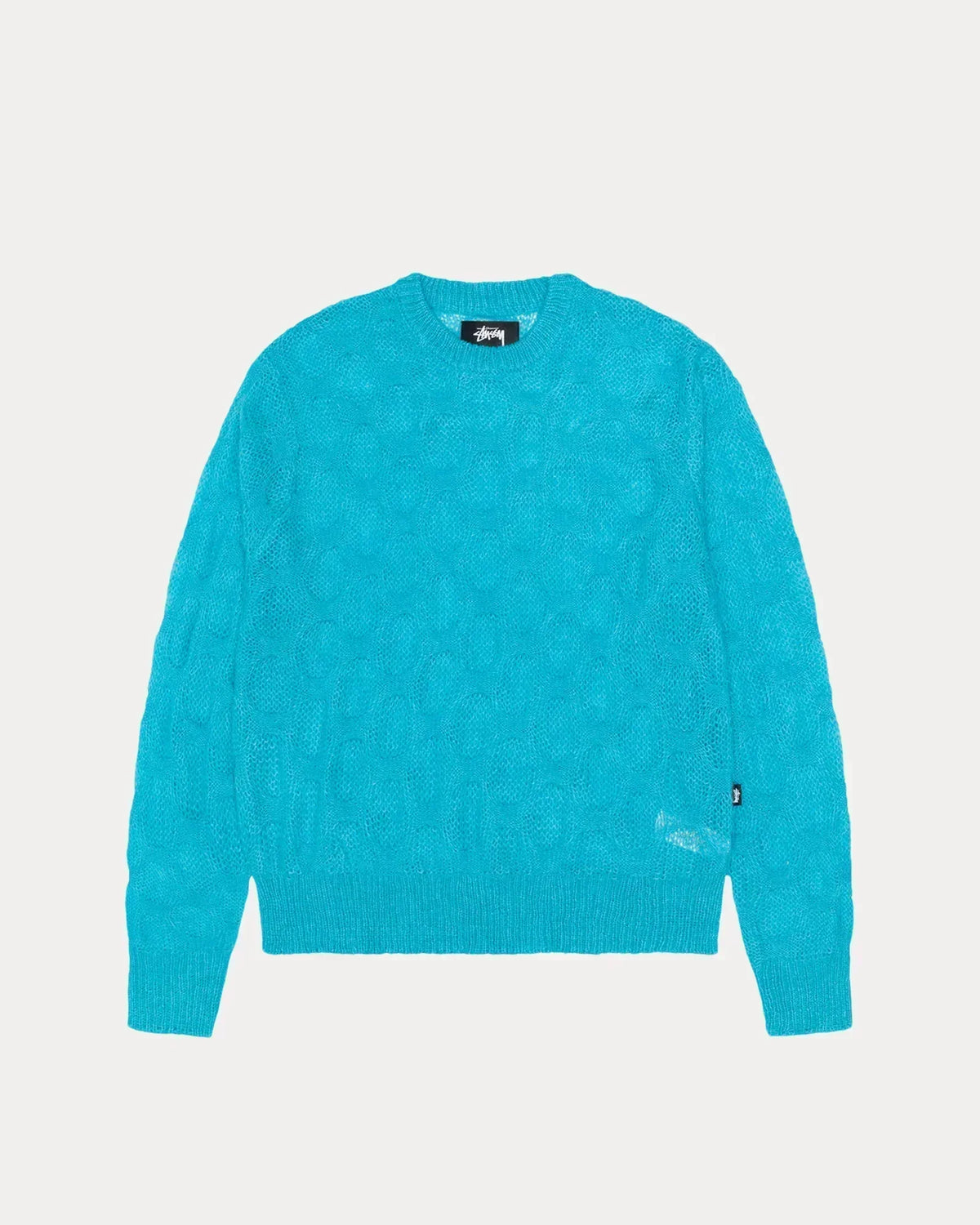 LOOSE KNIT CROSS CABLE SWEATER
