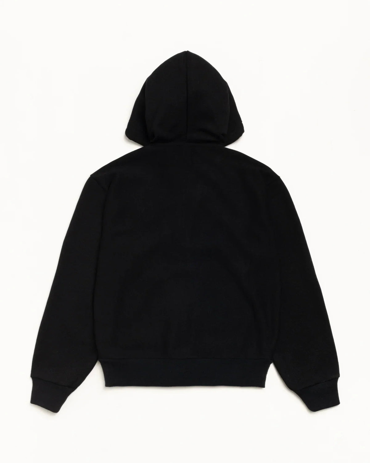 STUSSY PATCH ZIP KNIT HOODIE