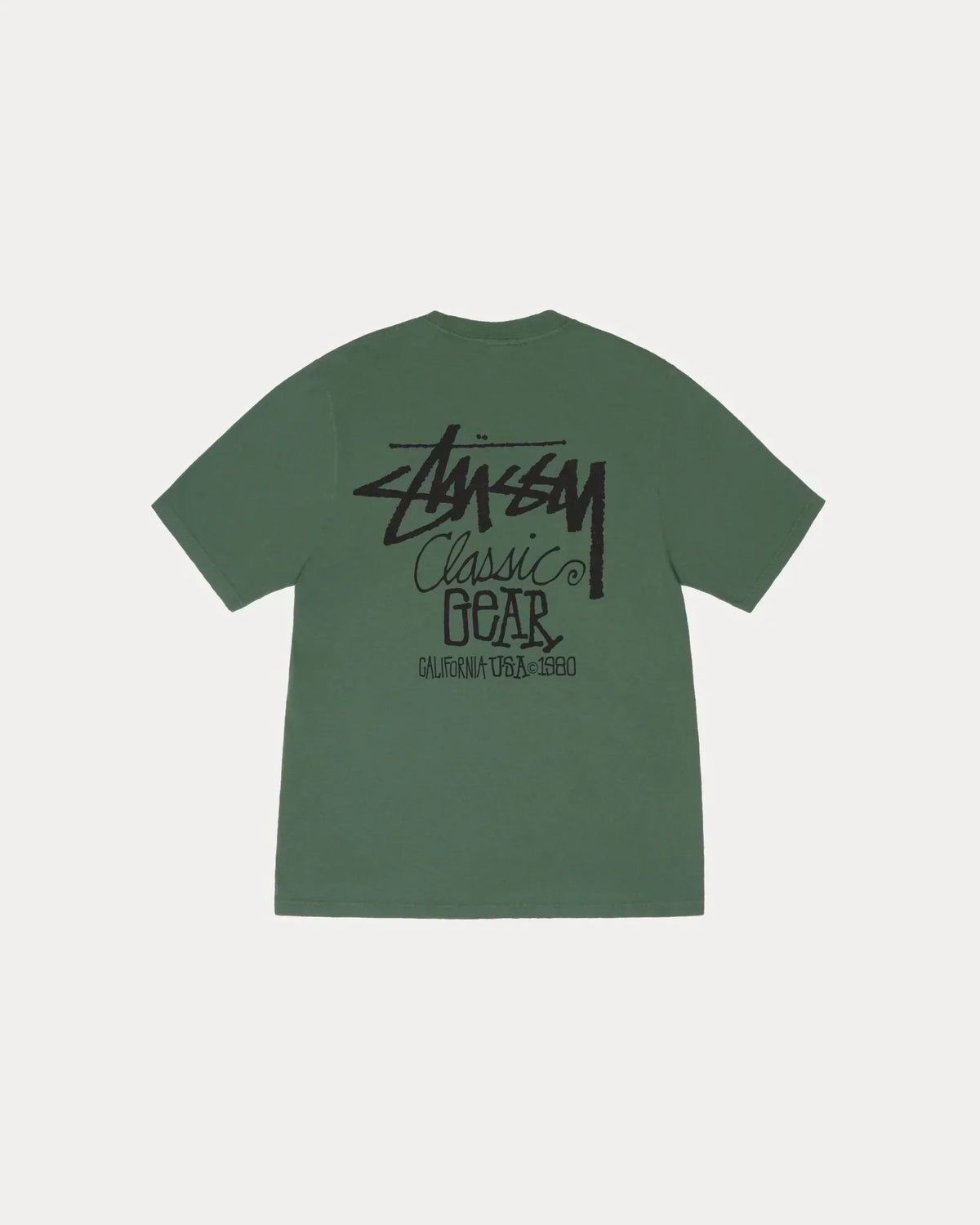 STUSSY CLASSIC GEAR TEE PIGMENT DYED