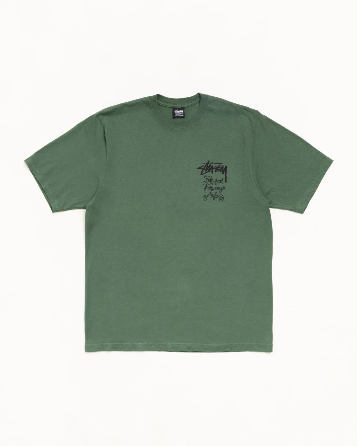 STUSSY ANY ANGLE TEE PIGMENT DYED