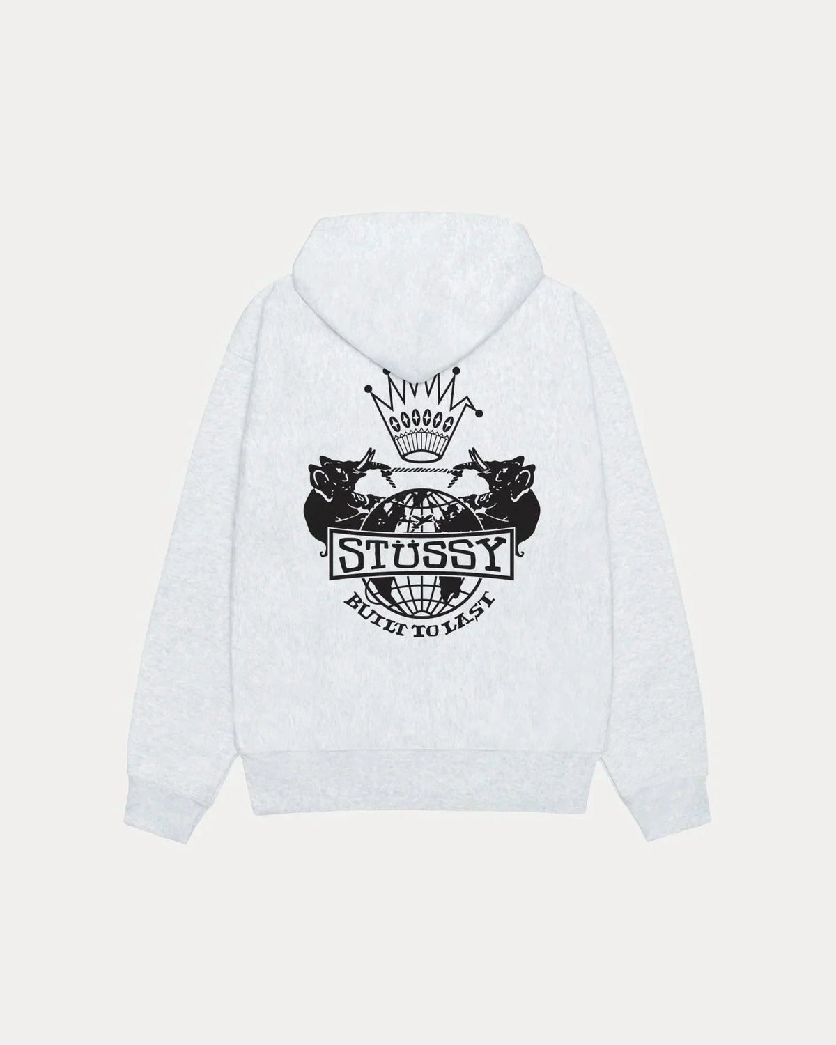 STUSSY BUILT TO LAST ZIP HOODIE