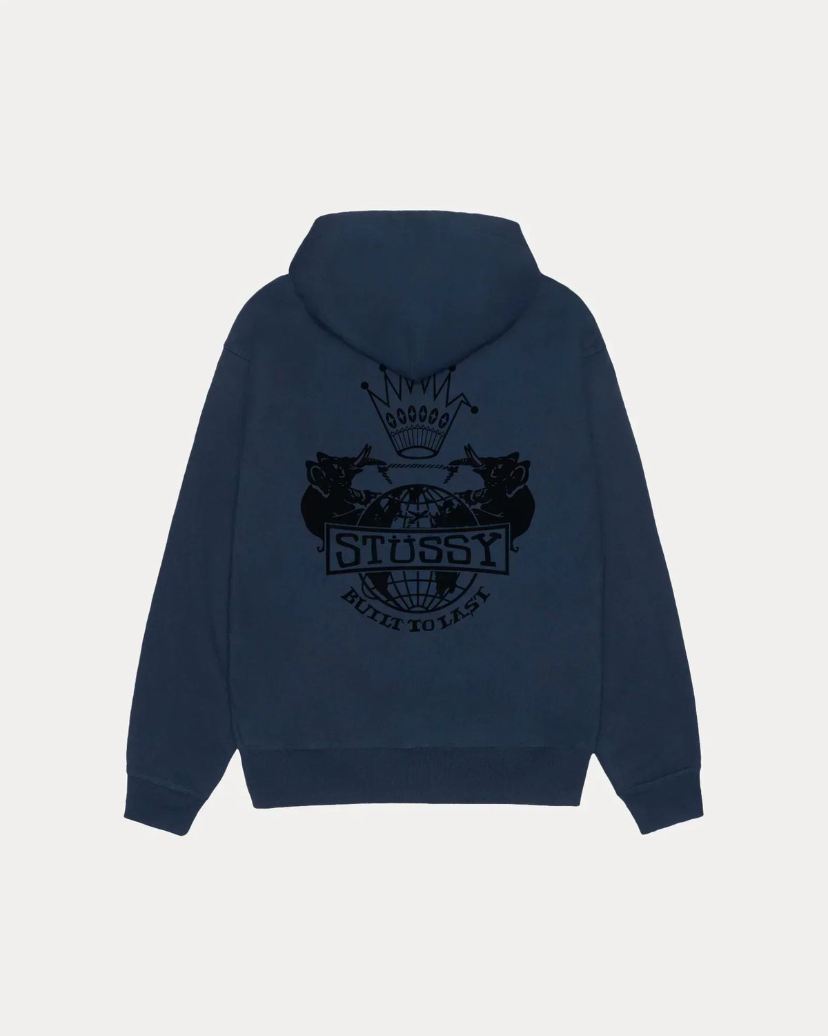 STUSSY BUILT TO LAST ZIP HOODIE