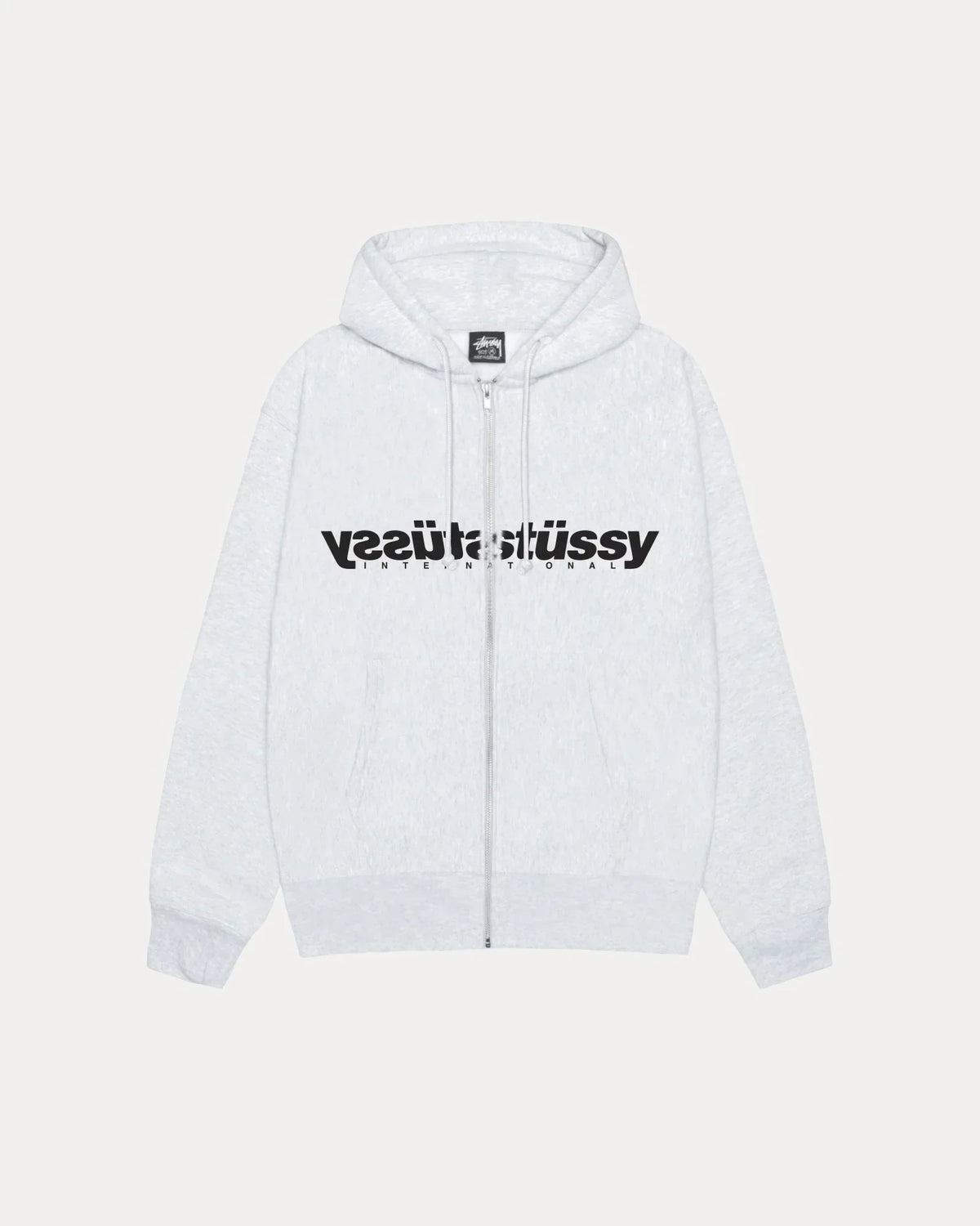 STUSSY MIRROR ZIP HOODIE