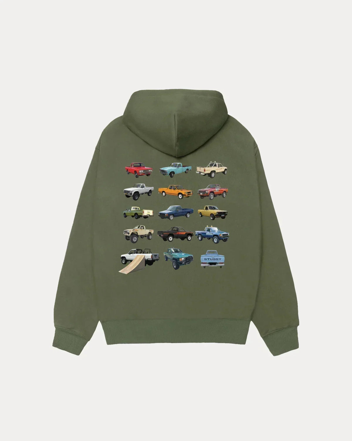 STUSSY PICKUP ZIP HOODIE