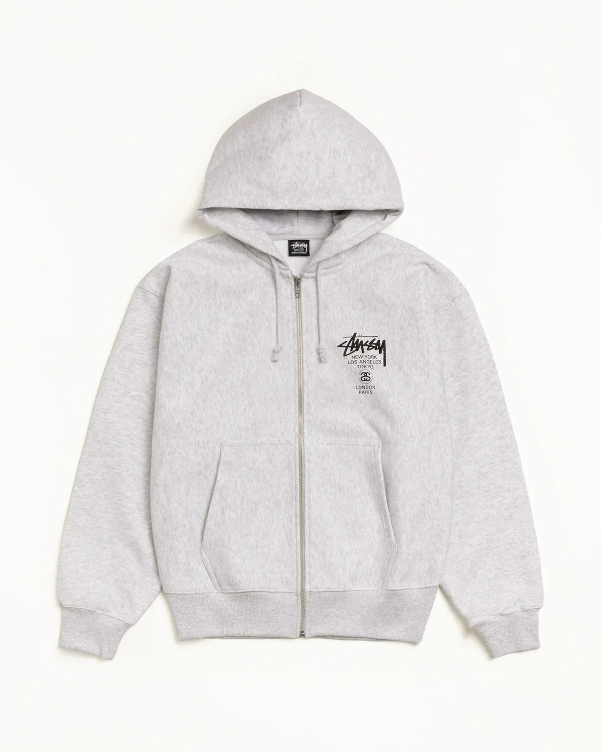 STUSSY WORLD TOUR ZIP HOODIE